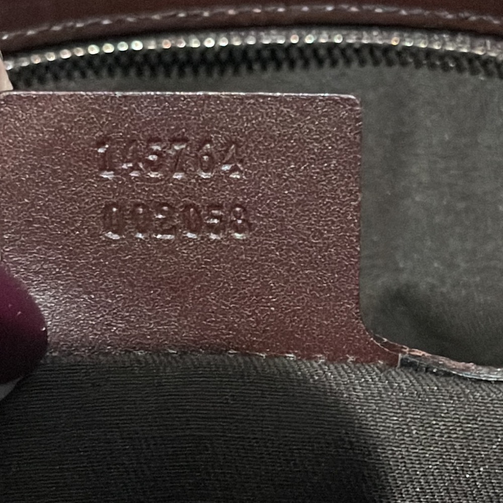 Gucci Horsebit Embossed Leather Hobo Shoulder Bag in Brown - Picture 9 of 9